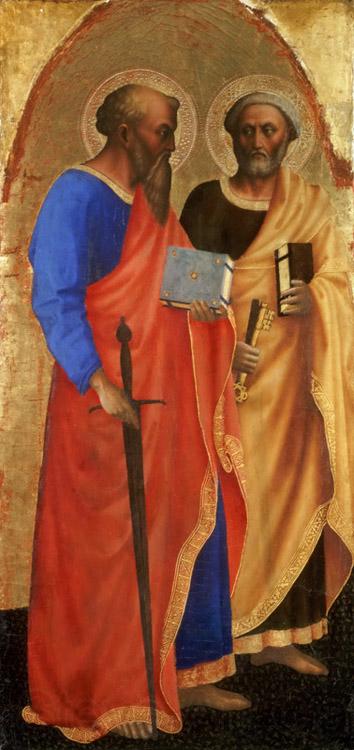MASOLINO da Panicale Saint Peter and Saint Paul (nn03) Spain oil painting art